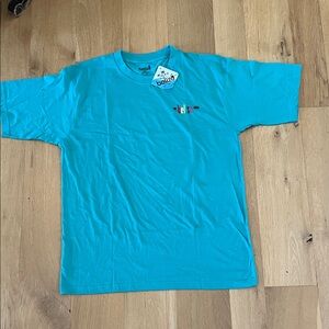 NWT Turquoise Men's Short Sleeve Belize tee straight from the island